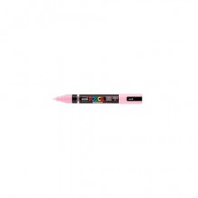 Marcatore a tempera Uni Posca con punta a pennello semi-flessibile 1-4 mm rosa chiaro - M PC5BR RAC