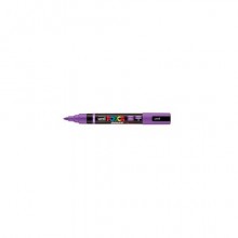 Marcatore a tempera Uni Posca con punta a pennello semi-flessibile 1-4 mm viola M PC5BR VI