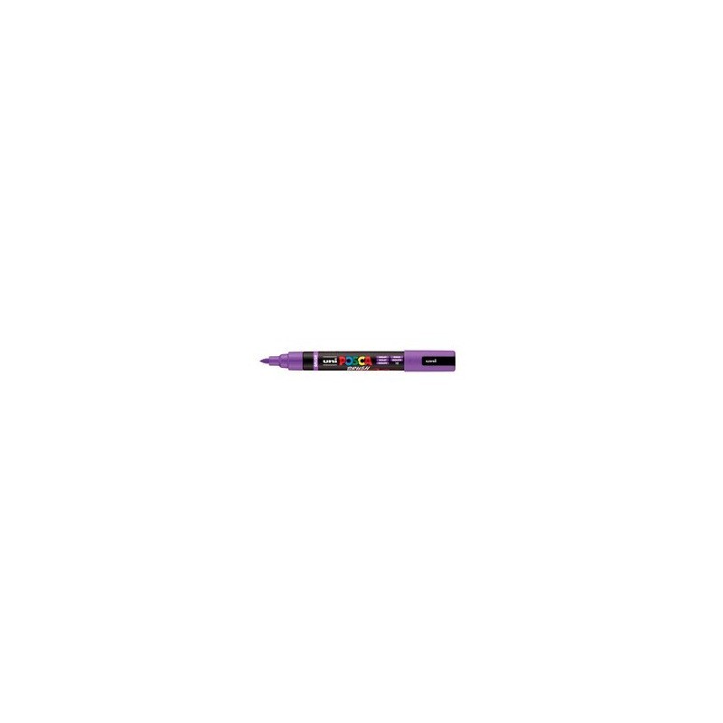 Marcatore a tempera Uni Posca con punta a pennello semi-flessibile 1-4 mm viola M PC5BR VI