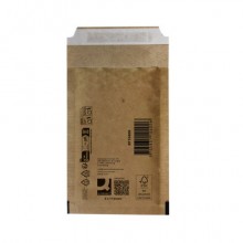 Buste imbottite per spedizioni Q-Connect avana 1/A - conf. 10 pz - 100x165 mm KF10420