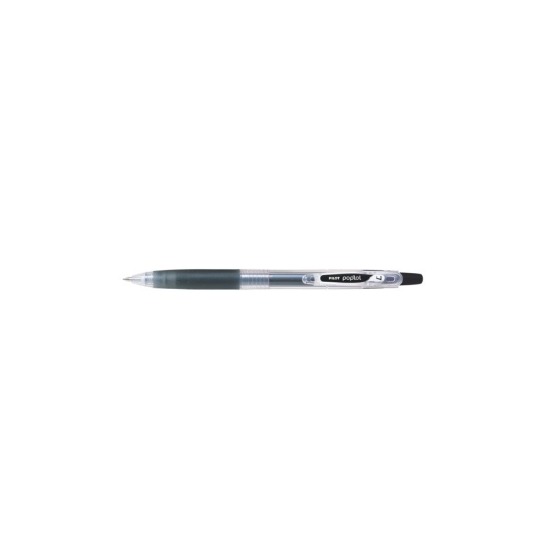 Penna gel a scatto Pilot Pop Lol punta 0,7 mm nero 001812 (Conf.12)