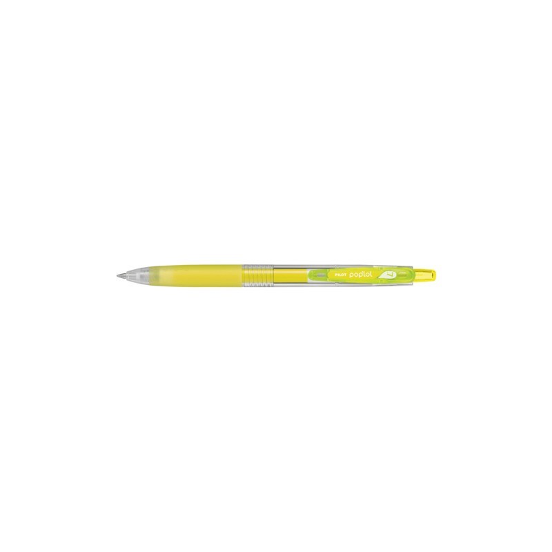 Penna gel a scatto Pilot Pop Lol punta 0,7 mm Neon Yellow 001822 (Conf.12)