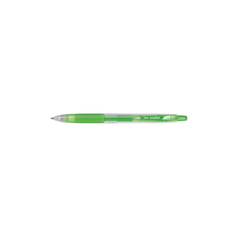 Penna gel a scatto Pilot Pop Lol punta 0,7 mm Neon Green 001823 (Conf.12)