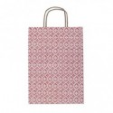 Borsa shopper Rex-Sadoch Allegra in carta erba formato 16x8x21 cm - conf. 25 pz - SDF16-317J