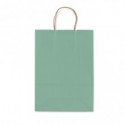 Borsa shopper Rex-Sadoch Allegra tinta unita Fashion su kraft bianco - verde salvia 36x12x41 cm - conf. 25 pz