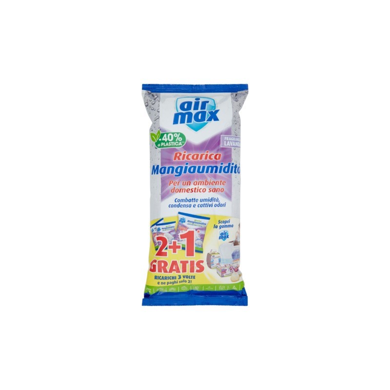 Ricarica mangiaumidità Air Max conf.2+1 gratis 1350 g lavanda D0741