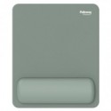 Tappetino mouse con poggiapolso Fellowes Breyta - antibatterico Microban 24×20 cm - salvia - 100142558