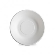 Piatto fondo rotondo in canna da zucchero Oasis Green bianco 680 ml conf. 50 pz Ø 18,9 cm - OAS-189CA