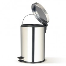 Bidone in acciaio inox con pedale Perfetto e vaschetta estraibile da 20 L "Premium" Ø 34x H.44,5 cm - 0447 - 0448