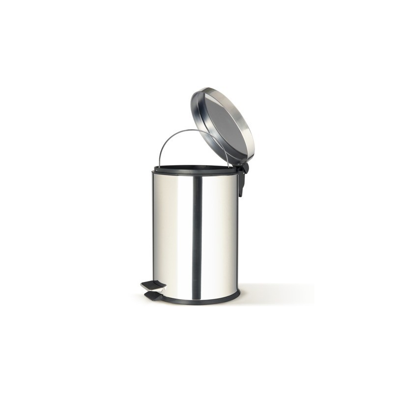 Bidone in acciaio inox con pedale Perfetto e vaschetta estraibile da 20 L "Premium" Ø 34x H.44,5 cm - 0447 - 0448