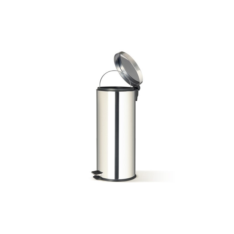 Bidone in acciaio inox con pedale Perfetto e vaschetta estraibile da 30 L "Premium" 32x29,2x H.65,3 cm - 0449 -