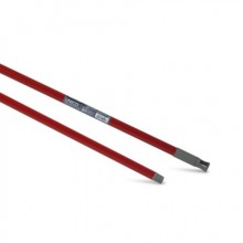 Manico in metallo plastificato Perfetto Basic Unico 130xØ2,3 cm - rosso 19520