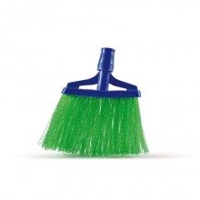 Scopa per esterni con filato in PP Perfetto DS-3 26x4x28 cm verde/blu 0004A
