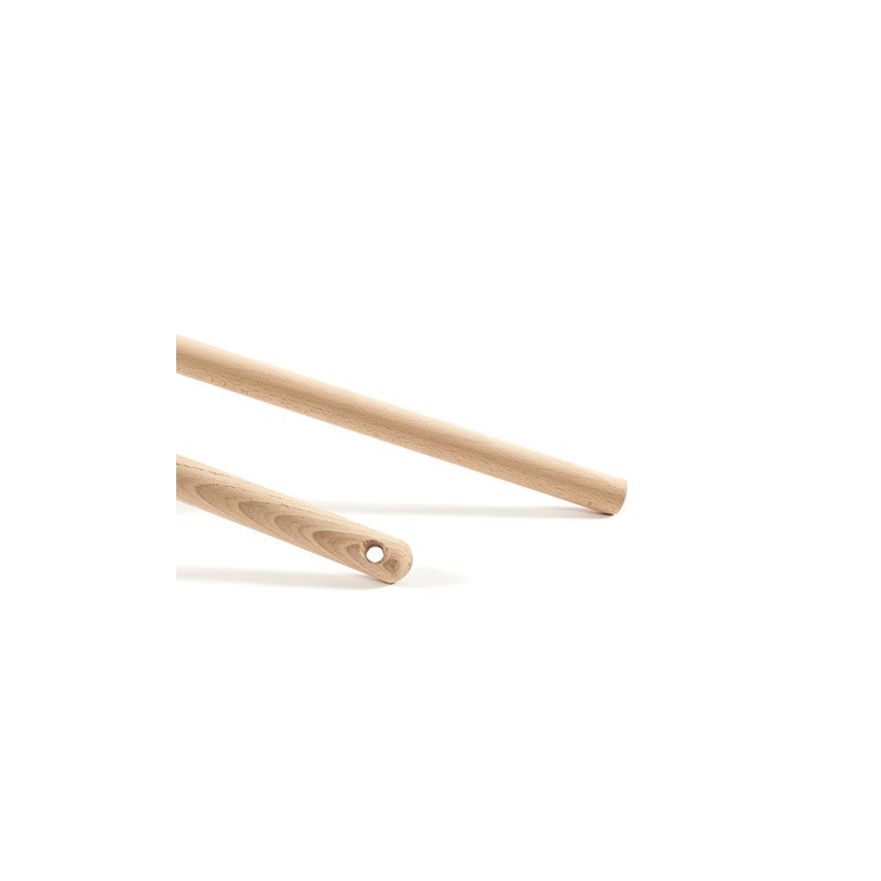 Manico industriale in legno grezzo senza foro Perfetto Woody DS 130 cm x Ø2,3 cm 0037D