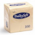 Tovaglioli Bulkysoft Rainbow pura cellulosa 24x24 cm 2 veli conf. 20x100 pz crema - 32366