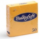 Tovaglioli Bulkysoft Rainbow pura cellulosa 33x33 cm 2 veli conf. 24x50 pz giallo - 32700