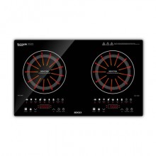 Fornello ad induzione digitale Sogo ad alta potenza 2000+1500 W COC-SS-10247