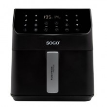 Friggitrice ad aria Sogo 700 W nera 12 funzioni preimpostate 6 L FRE-SS-10890