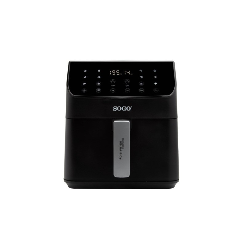 Friggitrice ad aria Sogo 700 W nera 12 funzioni preimpostate 6 L FRE-SS-10890