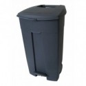 Contenitore mobile a pedale Medial Contiplast 120 L in PP grigio 102530