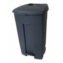 Contenitore mobile a pedale Medial Contiplast 120 L in PP grigio 102530