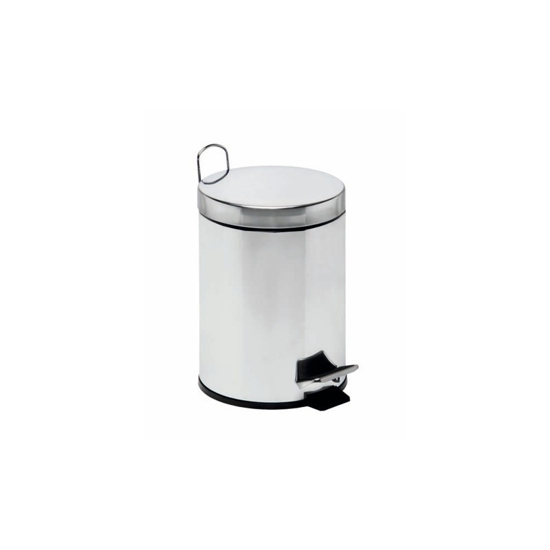 Pattumiera a pedale Medial Bin galva con secchio in acciaio galvanizzato 205x278mm/5L - 106405