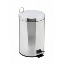 Pattumiera a pedale Medial Bin galva con secchio in acciaio galvanizzato 250x400mm/12L - 106412