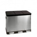 Pattumiera a pedale per la raccolta differenziata Medial Multiflux 2x30L 495x459x636mm - 112500