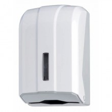 Distributore di carta igienica interfogliata Medial Wave bianco 300f 135x120x225mm - 908025