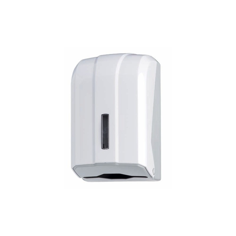 Distributore di carta igienica interfogliata Medial Wave bianco 300f 135x120x225mm - 908025