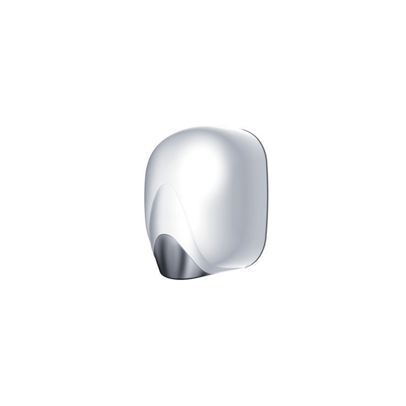 Asciugamani elettrici senza resistenza a cono d'aria Medial Zefiro 221x157x285mm ABS bianco - 704350