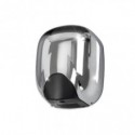Asciugamani elettrici senza resistenza a cono d'aria Medial Zefiro 221x157x285mm alluminio cromato - 704361