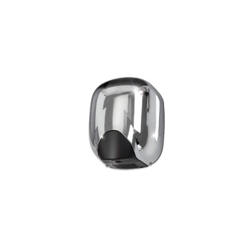 Asciugamani elettrici senza resistenza a cono d'aria Medial Zefiro 221x157x285mm alluminio cromato - 704361