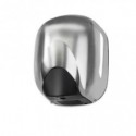 Asciugamani elettrici senza resistenza a cono d'aria Medial Zefiro 221x157x285mm alluminio satinato - 704362