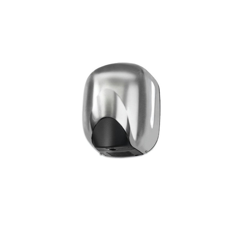 Asciugamani elettrici senza resistenza a cono d'aria Medial Zefiro 221x157x285mm alluminio satinato - 704362
