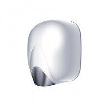 Asciugamani elettrici senza resistenza a cono d'aria Medial Zefiro 221x157x285mm Medial alluminio bianco - 704360