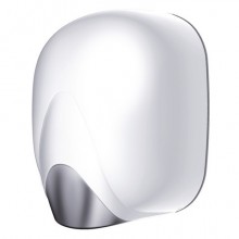 Asciugamani elettrici con resistenza a lama d'aria Medial Zefiro hot 221x157x285mm alluminio bianco - 704335