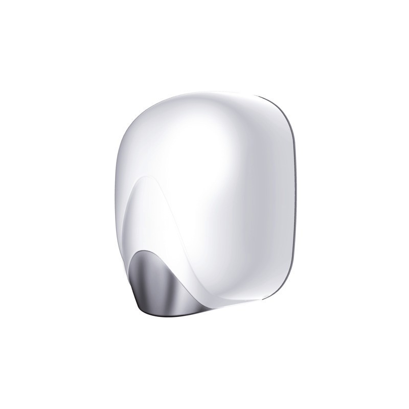 Asciugamani elettrici con resistenza a lama d'aria Medial Zefiro hot 221x157x285mm alluminio bianco - 704335