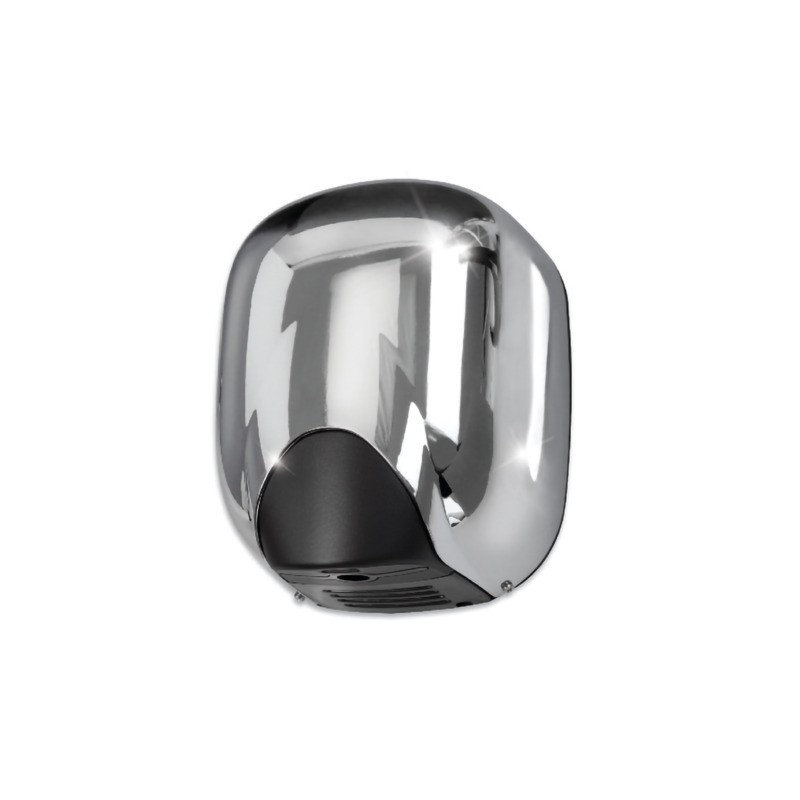 Asciugamani elettrici con resistenza a lama d'aria Medial Zefiro hot 221x157x285mm alluminio cromato - 704336