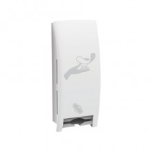Dispenser porta assorbenti per l'igiene femminile Medial Milady bianco 170x135x415mm - 789101
