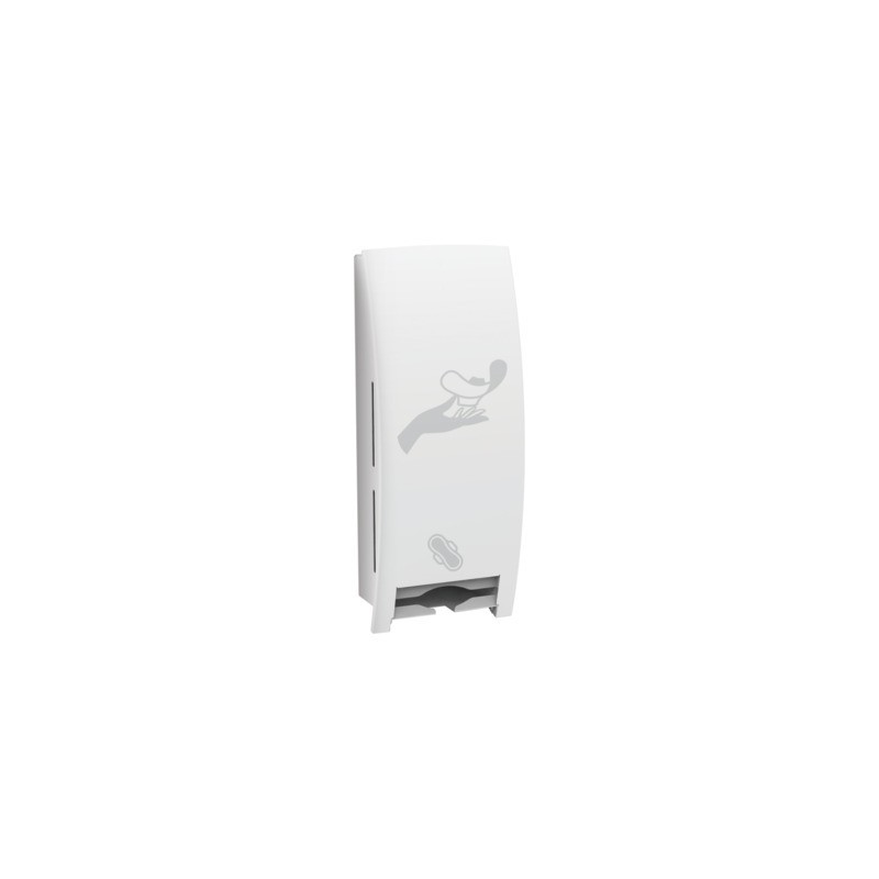 Dispenser porta assorbenti per l'igiene femminile Medial Milady bianco 170x135x415mm - 789101