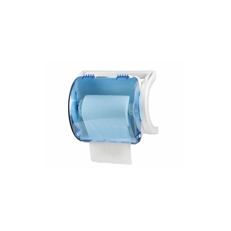 Distributore di carta in bobina Medial Rollout blu trasparente 410x345x350mm 705636