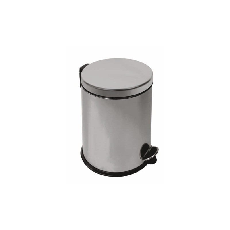 Pattumiera a pedale New bin basic 260x360 mm inox brillante 913120