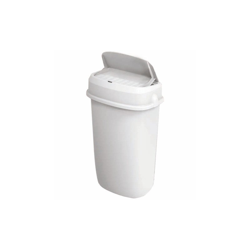 Gettacarte con coperchio ad imbocco automatico Medial Amélie 12 L 336x194x536mm bianco - 111213