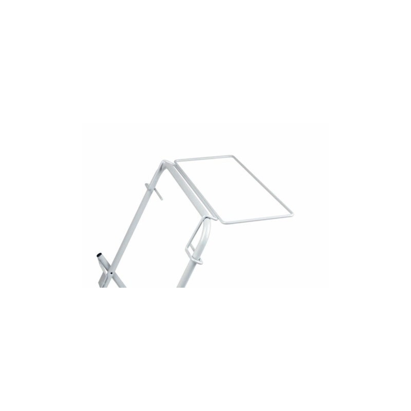 Reggisacco per portarotolo industriale d'appoggio Medial Rolind metallo bianco 700050