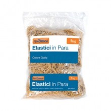 Elastici in para Nikoffice in busta da 1 kg Ø 30 mm 06NIK002