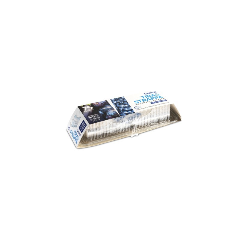 Dispenser sacchi frigo in rotolo Genius Peter Pan Plast Tira e Strappa conf. 75 pz 20x35 cm - GENTS20
