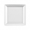 Piatti in cartoncino vergine leggeri Le Nappage Traditional Light nature bianco conf. 50 pz 24x24 cm - 61343LN