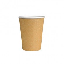 Bicchieri in cartoncino kraft Ristocart imbustati in carta singolarmente conf. 25 pz 50 cl - KB200621