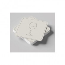 Sottobicchieri in cartoncino vegetale Ristocart - conf. 250 pz 10x10 cm SOTB-CT25010Q